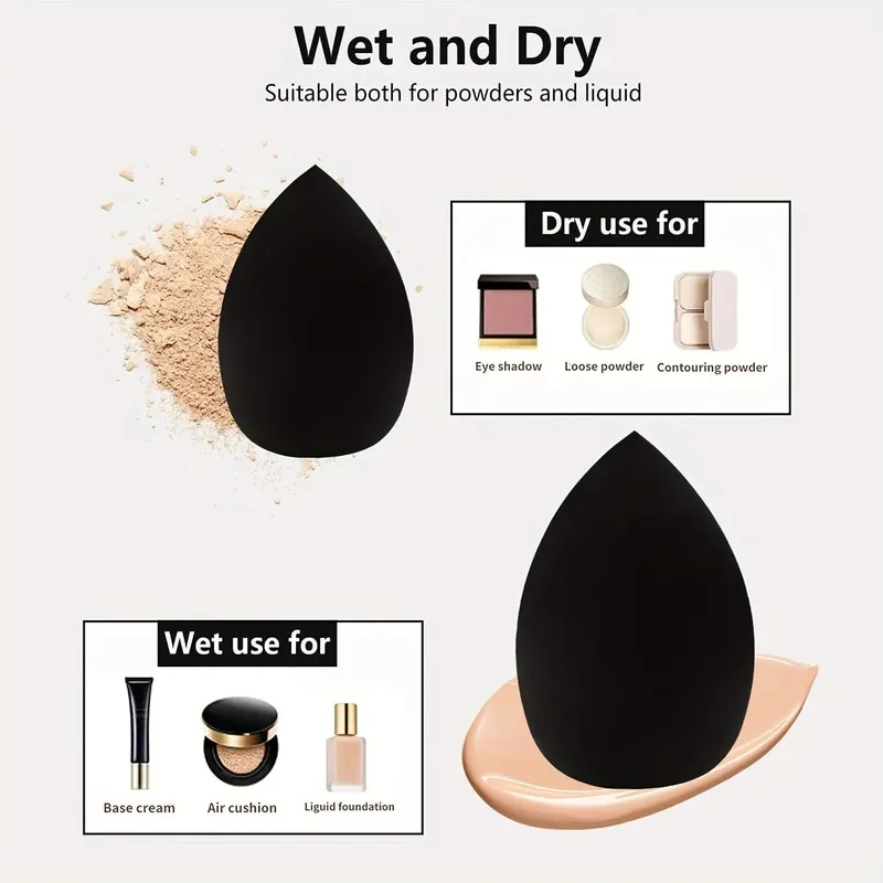 8Pcs Beauty Egg Makeup Sponge Blenders Beauty Sponges Foundation Applicator Makeup Puff Make Up Tools — image 4
