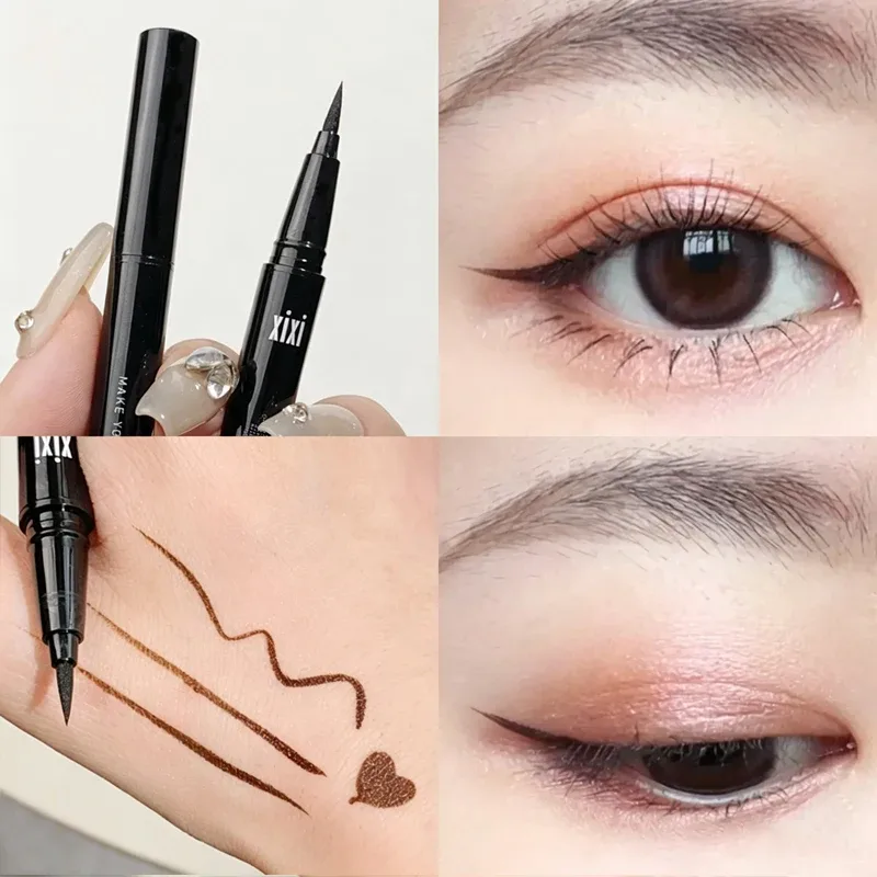 2 Colors Eye Makeup Liquid Eyeliner Long Lasting Waterproof and Non Fading Beauty Make Up Tools Quick Dry Non Halo Dye Eyeliner — image 3
