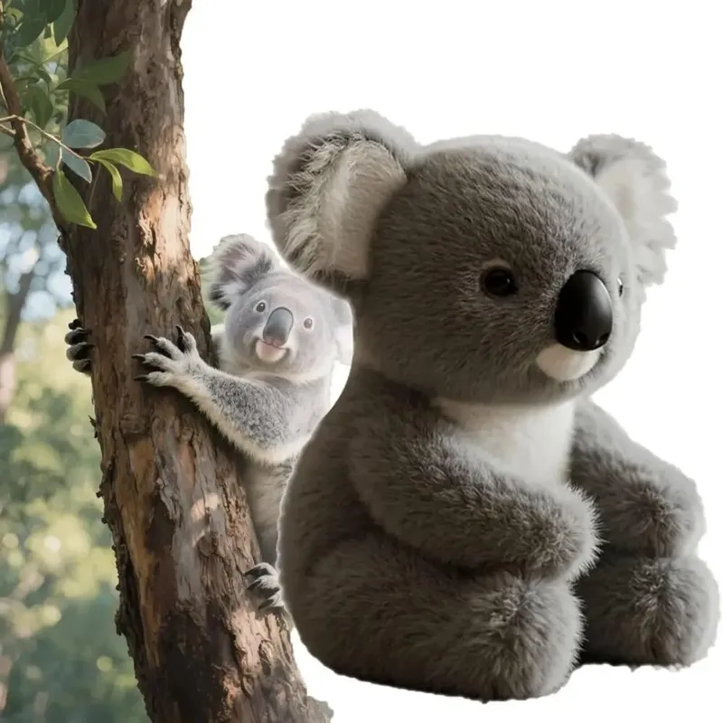 New Design Soft Koaly Plush Toy Emotional Support Cute Animals Plush Mimics Natural Movement for Emotional Support — image 4