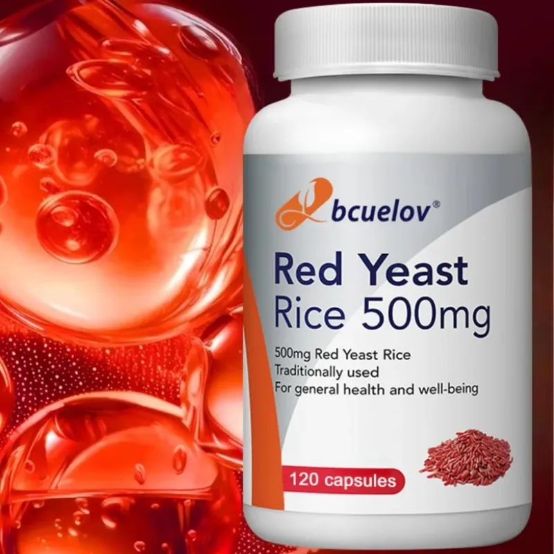 Red Yeast Rice Extract 500 Mg Vegetarian– Advanced Healthy Heart Formula for Cardiovascular Health Supplement — image 1