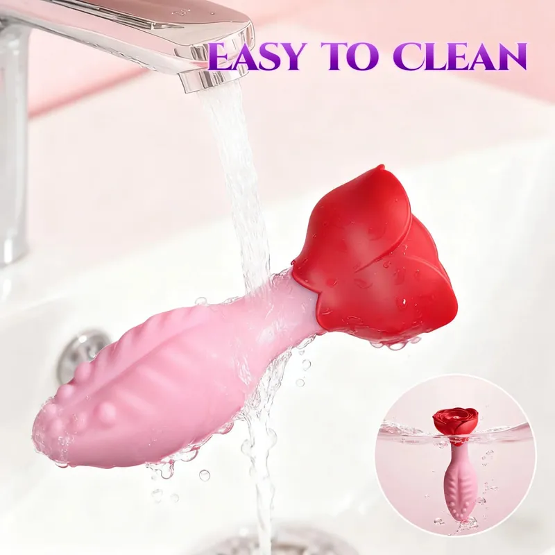 Remote Control Rotation Wiggle Tongue Vibrator Rose Butt Plug for Men Prostate Massager Adults Sex Toys for Women Men Gay