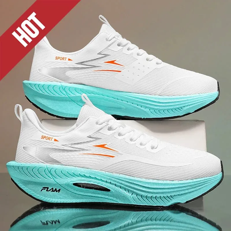 NEW Running Shoes Carbon Board Marathon Men Sports Breathable Lightweight Women's Comfortable Athletic Nonskid Sneakers Casual — image 11