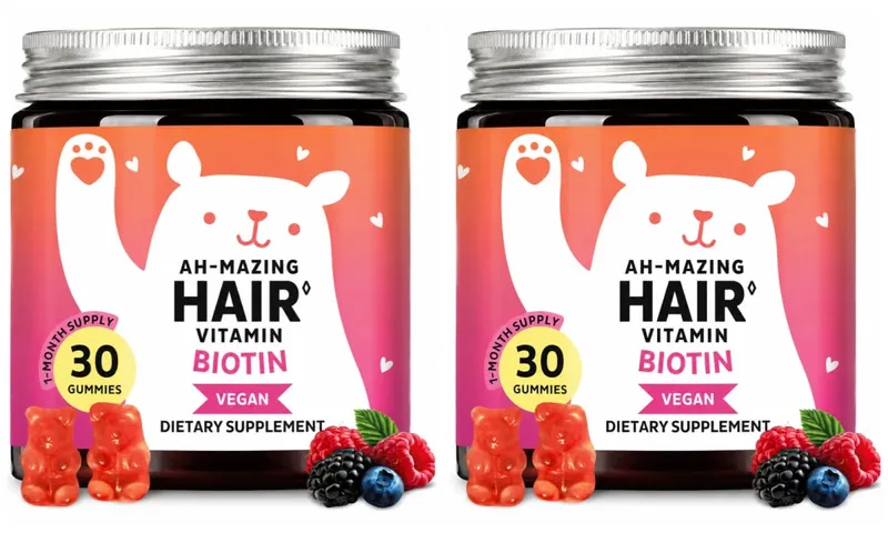 Biotin Gummies 5000 Mcg Hair Skin Nails Support Vegan Beauty Vitamins 30 Gummies Daily Wellness Supplement — image 8