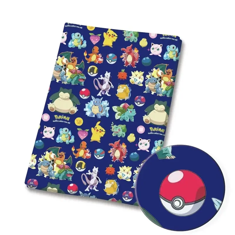 Pokemon Cartoon Fabric140*50cm Handmade Sewing Patchwork Quilting Baby Dress Home Sheet Printed Fabric Fabric Sewing Kids