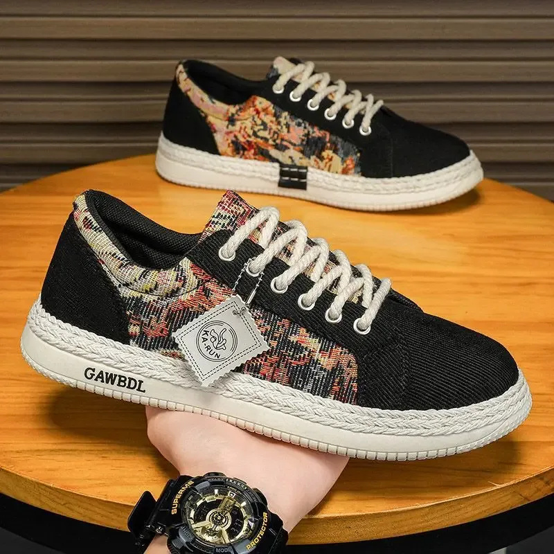 Men Canvas Shoes Casual Flat Comfort Breathable Lightweight Daily Wear Free Shipping Male Sneakers Men's Sneakers And Casual Sho