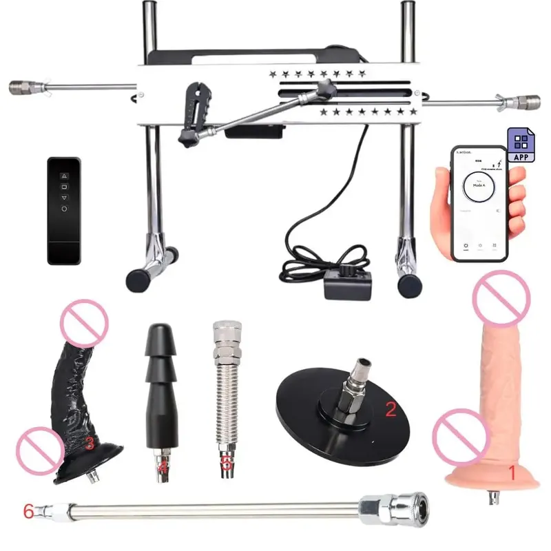 Rough Beast APP Control Powerful Sex Machine for Women And Men Masturbation Love Machine with Dildo Toy Shop Penetration Sextoys