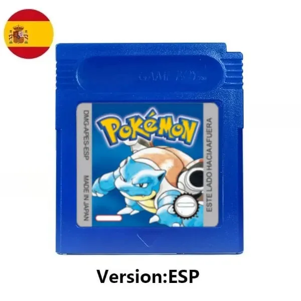 Many style Pokemon Red Blue Crystal Golden Green Silver Yellow GBC Game Card 16 Bit Video Game Cartridge Console Card GB/SP