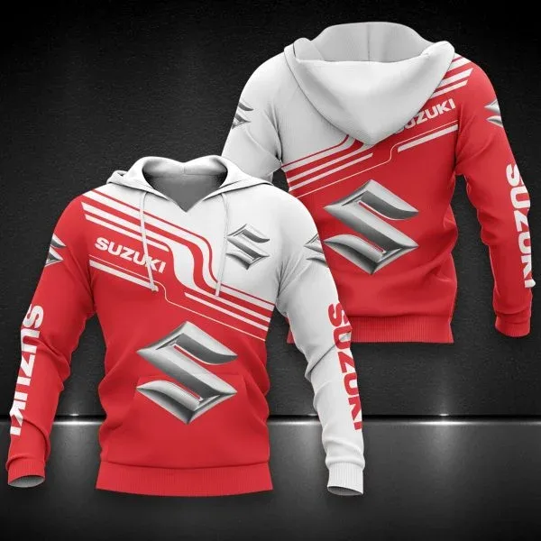 2026 New Suzuki Logo Hooded Sweatshirt Motorcycle Enthusiast Jacke Sweatshirt Outdoor Sportswear Autumn Winter Men Women Coat — image 5