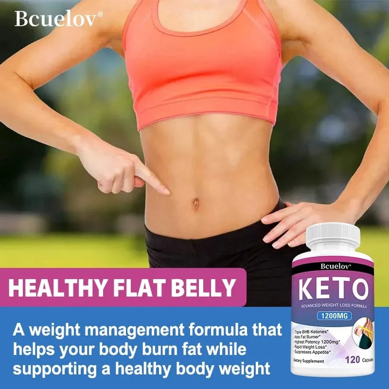Advanced Keto Capsules Weight Management Metabolism Boost Appetite Control Energy Support Digestive Health Supplement