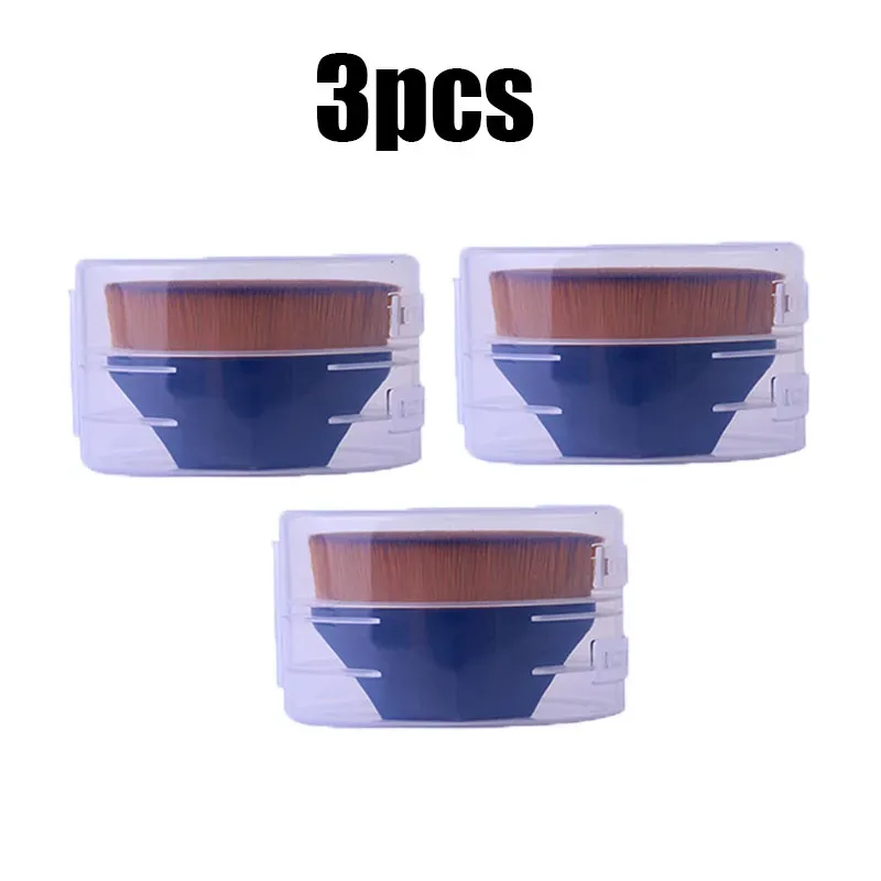 1/2/3/4pcs Makeup Brush Beauty Powder Face Blush Brushes Portable Professional Foundation Brush Cosmetics Soft Base Make Up