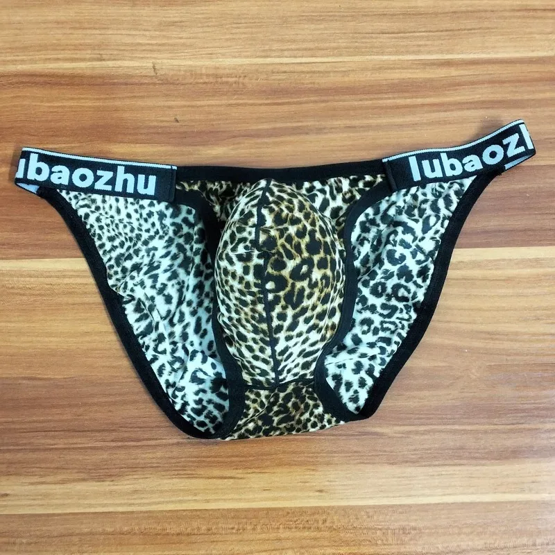 2026 Leopard Pouch Underwear Men Underpants Panties Soft Mens Swimming Briefs Sexy Low-waist Breathable Трусы Мудские Хлопковые — image 5