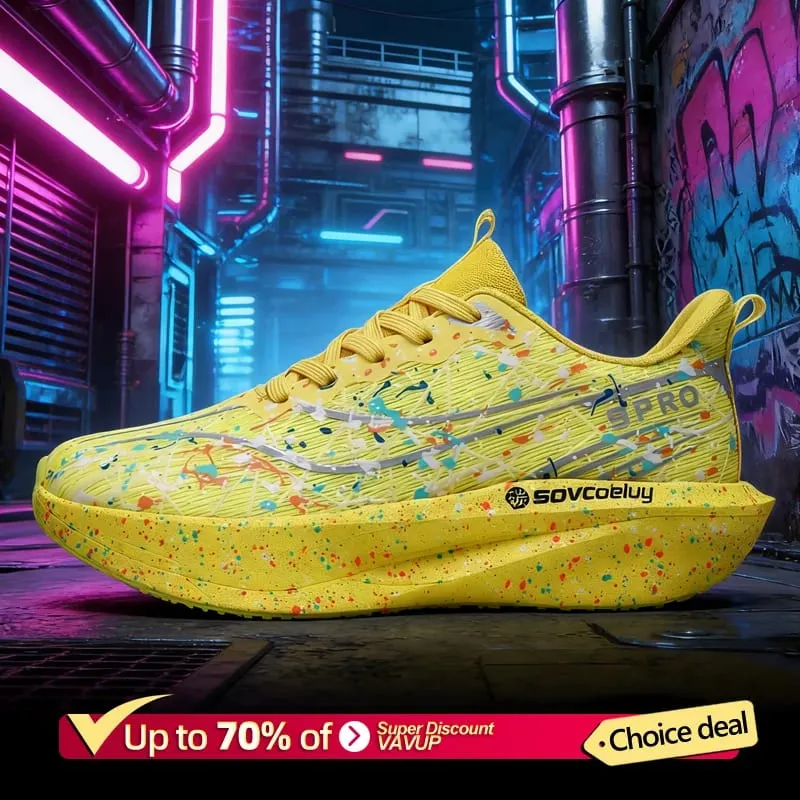 Marathon Men Running Shoes Carbon Board Speciality Sports Breathable Lightweight Women's Comfortable Chunta Athletic Sneakers — image 6
