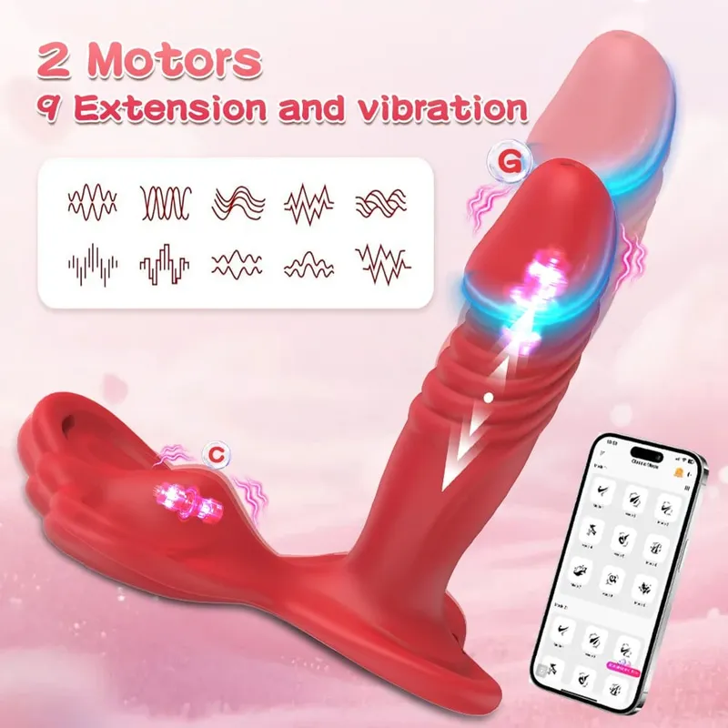 Sex Toy APP Control Clitoris Mini Butterfly Masturbator Stimulator Adults Panties Couple Wearable Panty Thong Vibrator for Women — image 3