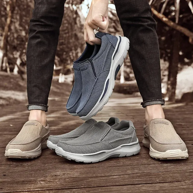 Men's Lightweight Canvas Loafers for Outdoor Hiking Camping Casual Sports Running Jogging Shoes Size 39-48 — image 5