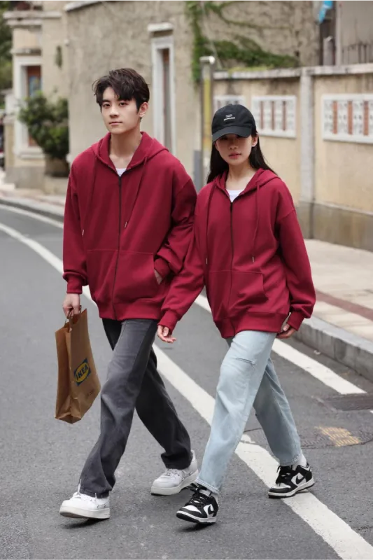 패션 까마귀, 까마귀, 맞춤형 지퍼 자켓, 가디건, 인쇄 로고, 자수 로고, 남성 및 여성 순면 의류