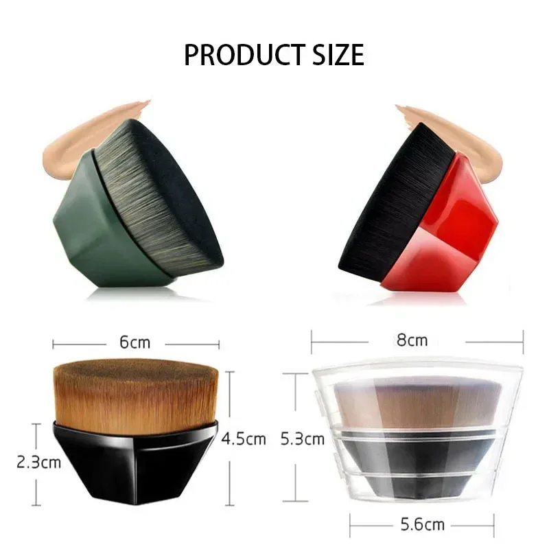 1Pcs New Arrival Foundation Brush BB Cream Makeup Brushes Loose Powder Brush Flat Kit Pincel Maquiagem Make Up Brushes