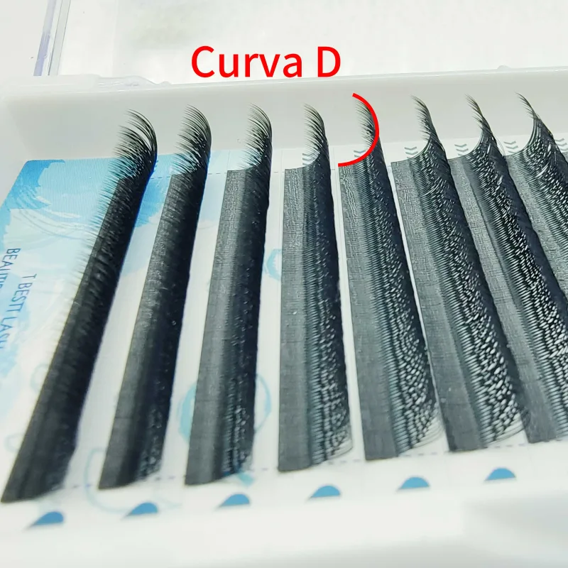 Tbestt 5D-W Shaped Eye Extension Premade Volume Fans Bulu Mata Gaya Clover W Mink Palsu Lembut Mudah Kipas Bulu Mata