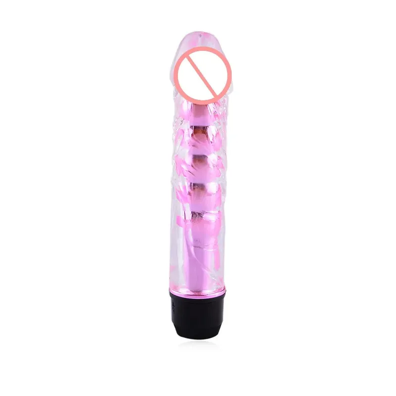 Small Bald Vibrators G-Spot Vibrator for Women Realistic Jelly Dildo with Thorn Dragon Beard Clitoris Stimulator Adult Sex Toys — image 9