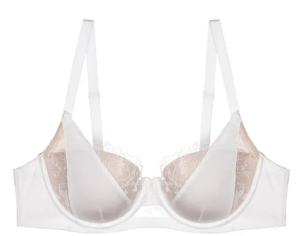 Fransk Retro Color Block Blonde BH Sæt Blød bøjle Minimizer Tynd Cup Lift Support Lingeri Sæt Dame Størrelse 34-40ABC