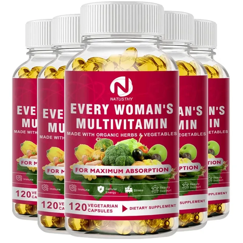 Multivitamin For Women Capsules Support Hormone Balance Skin Heart Brain Bone Immune Health