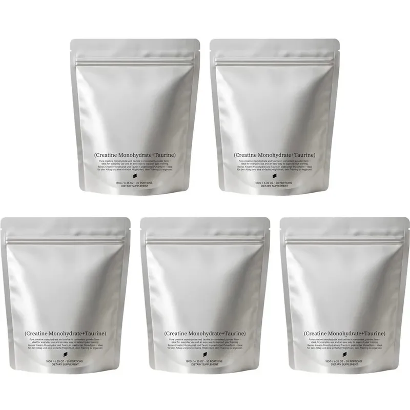Creatine Monohydrate + Taurine Powder for Daily Sports Physical State Support Fine Quick Dissolving Mix 180g (30 Portions)