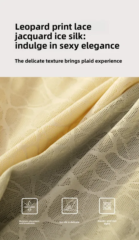 Seamless Jacquard Men Triangle Underwear Ice Silk Thin Breathable Panties Quick Drying Briefs Male Sexy U Bulge Pouch Underpants — image 12