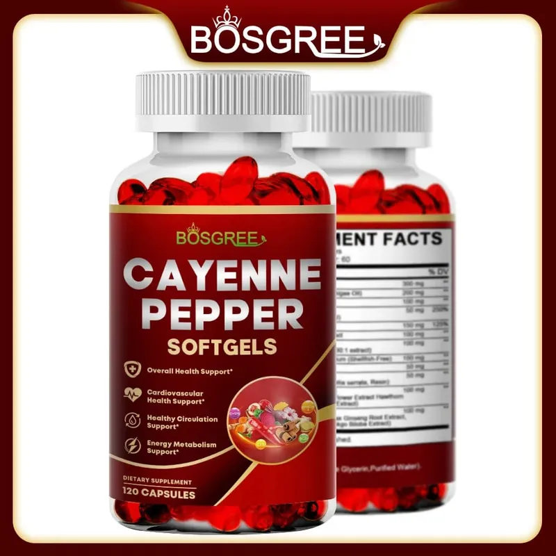 Cayenne Pepper Capsules-Supports Cardiov