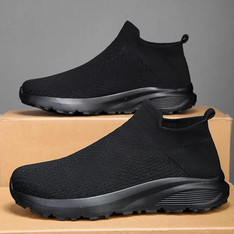 High Quality Sneakers Men Comfortable Breathable Lightweight Soft Wide Toe Non-slip Flat Socks Shoes Outdoor Casual Sports Shoes — image 2