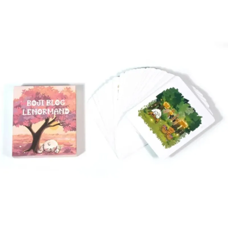 Boji Blog Lenormand Deck A jornada de um coelho pelo destino Para amantes de tarô