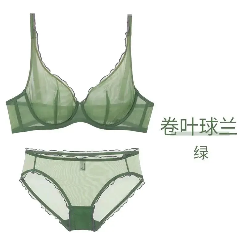 Womens Non Padded Lingerie Set Push Up Bra Full Cup Lightweight Summer Push Up Bra for Women Ultra Thin Support Bra Best Seller