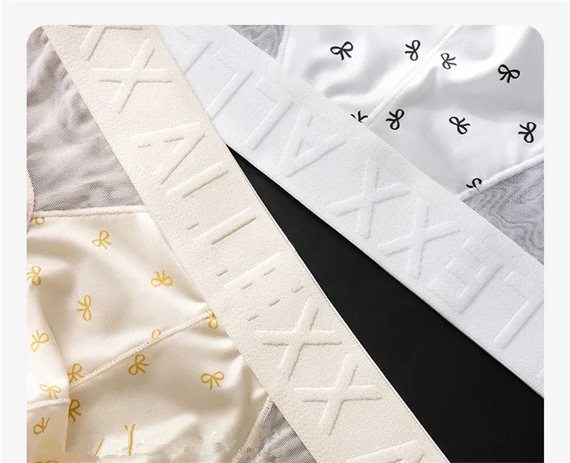 adults 18 plus cueca mesh men's underwear letter waist cuecas masculino print calzoncillos hombre 3D convex bag man lingеrie new — image 11