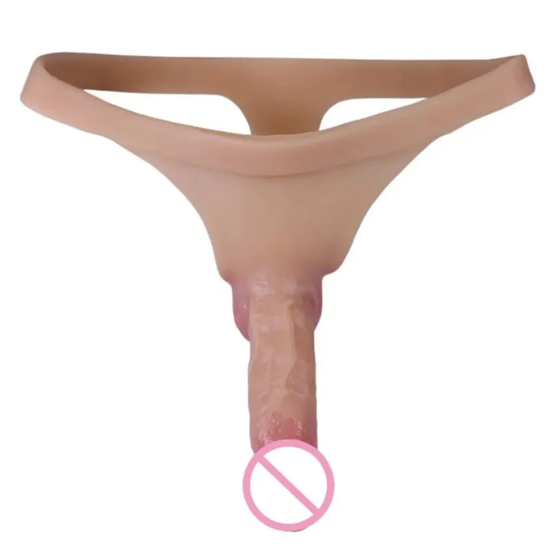 Silicone Strap on Dildo For Lesbian Gay 