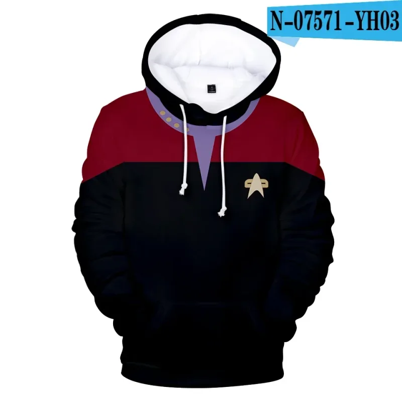 Hot Movie Star Trek 3D Print Sport Hoodies Sweatshirt Fashion Long Sleeve Clothes Cosplay Men/Women Streetoutdoor Clothing Top — image 13