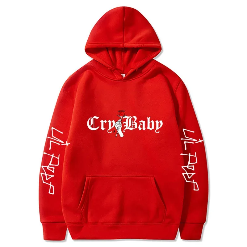 Men's Lil Peep Hoodie – Emo Rap Fan Pullover with "Lil Peep" Sleeve Text – Cozy Unisex Streetwear for Concerts casual Wear — image 14
