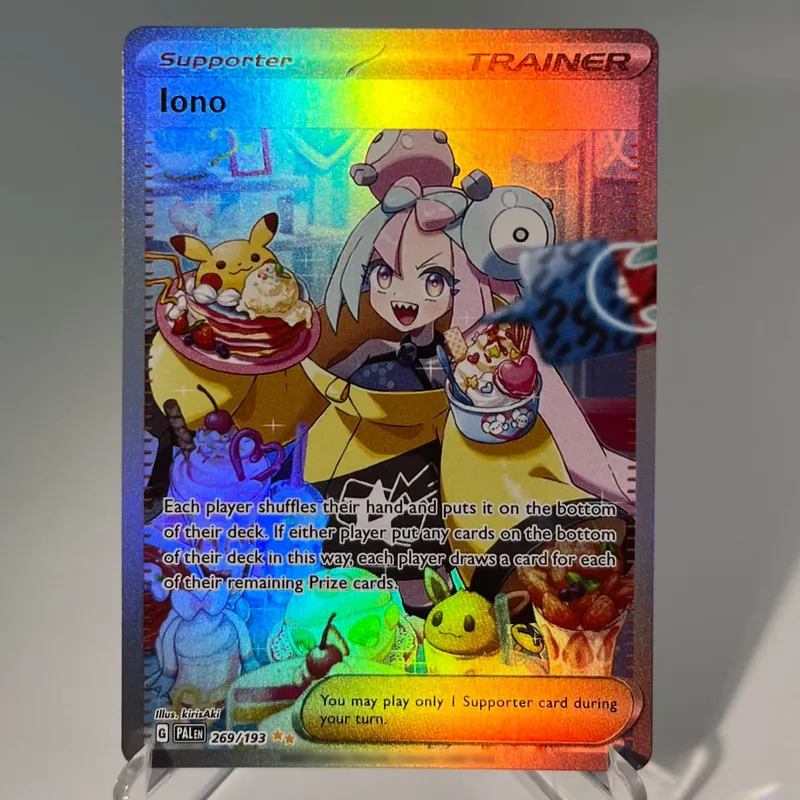 OBF PAL ASR Cards PTCG4-B EX Rainbow Ninetales Cleffa Charizard Rare Collection Battle Toys Gifts for Hobbies — image 28