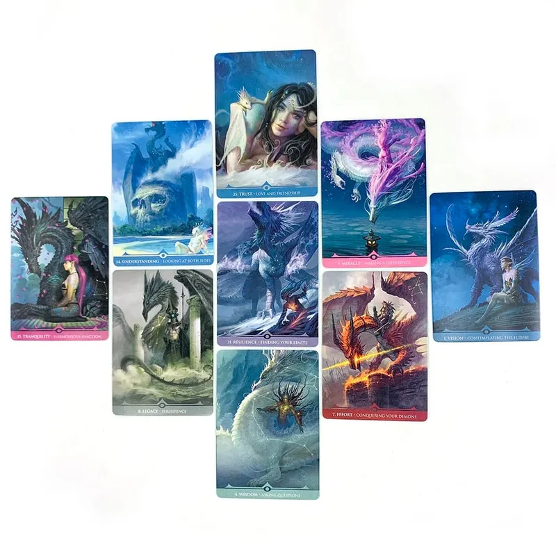 Star Dragan Oracle Cards A 33 Card Game Mystical Divination For Family and Friends Party Game Spiritual Guidance & Collectors — image 5