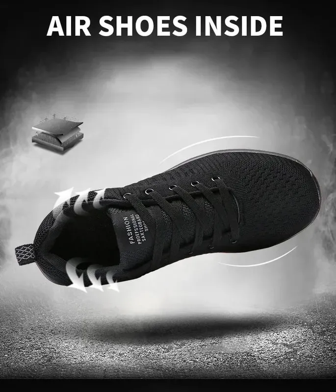 2026 Men Running Walking Knit Shoe Casual Sneakers Breathable Sports Running Athletic Gym Lightweight Outdoor Women Shoes Size — image 10