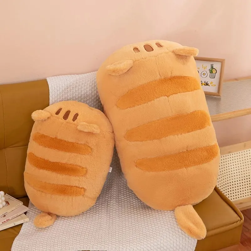 55/90cm Soft Cute Lying Cat Plush Pillow Nap Lumbar Back Support For Women Office Home Bedroom Sleeping Comfort Plush Cat Doll — image 5