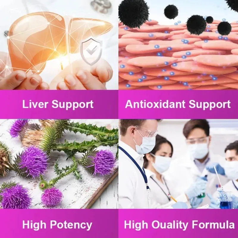 Milk Thistle with Dandelion Root - Antioxidant Liver & Kidney Health Support Supplement - Vegan Non-GMO Gluten Free — image 6
