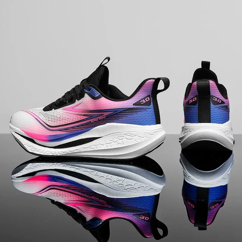 Running Shoes Men Carbon Board Speciality Marathon Men's Sports Breathabe Sneakers Comfortable Athletic Nonskid Shoes For Women — image 2