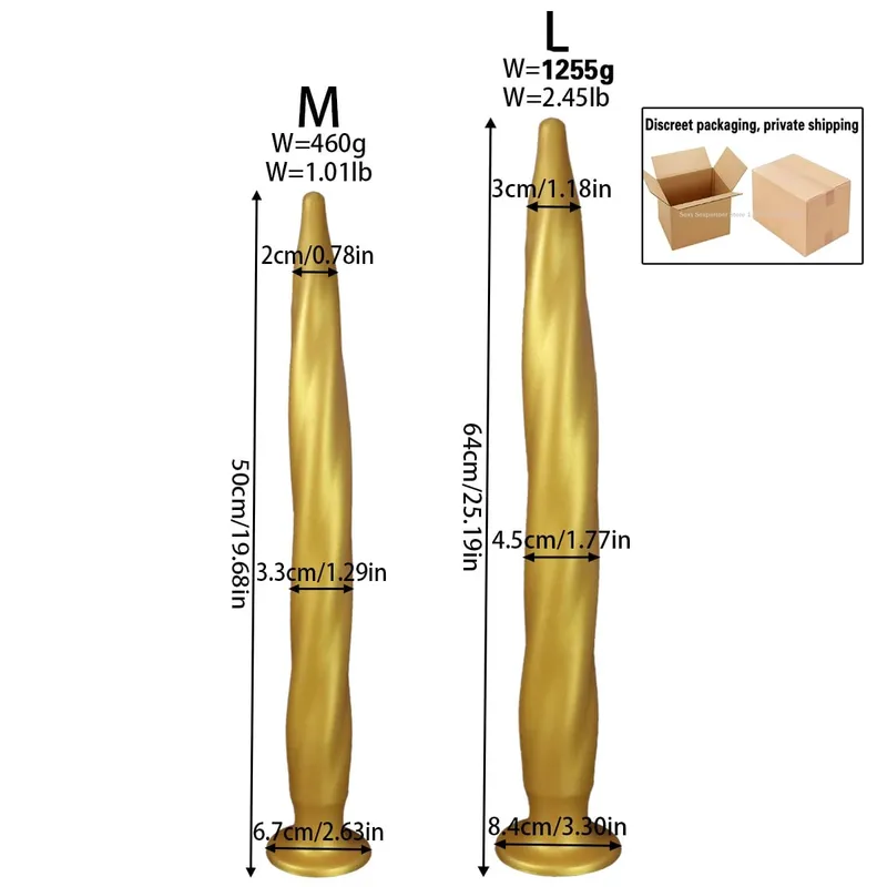 NEW Super Long Anal Plug Big Anal Dialator Expander Training Fantasy Large Long Silicone Soft ButtPlug Sex Toy for Women Men Gay