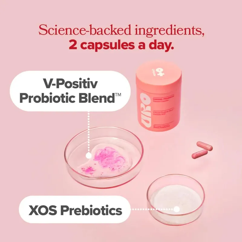 Vaginal Probiotics for Women pH Balance with Prebiotics & Lactobacillus – Promote Healthy Vaginal Odor & Flora 60 Capsules — image 2