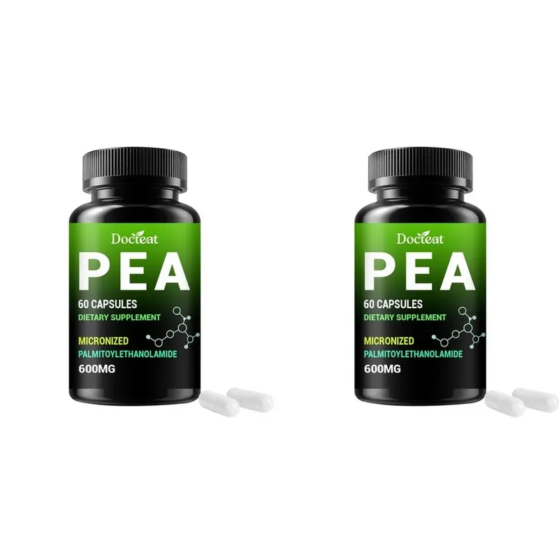 Docteat PEA 600mg Capsules Micronized Palmitoylethanolamide Supports Compound Balance Maintenance Comfort and Ease 60 Capsules — image 11