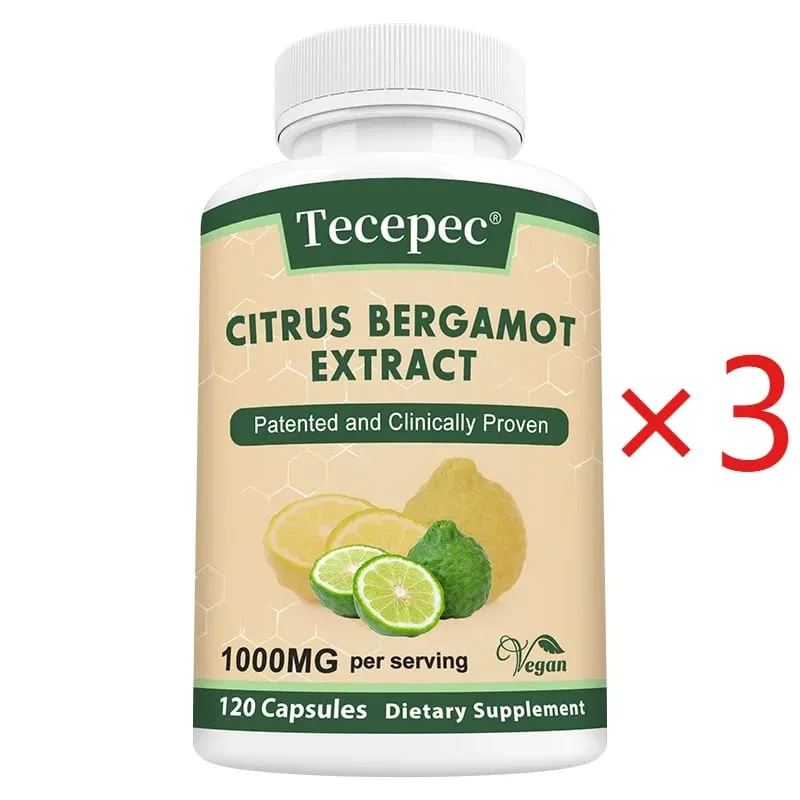 Citrus Bergamot 1000mg Capsules Antioxidant Supplement Support Immune Heart Cholesterol Cardiovascular & Blood Sugar Health — image 11