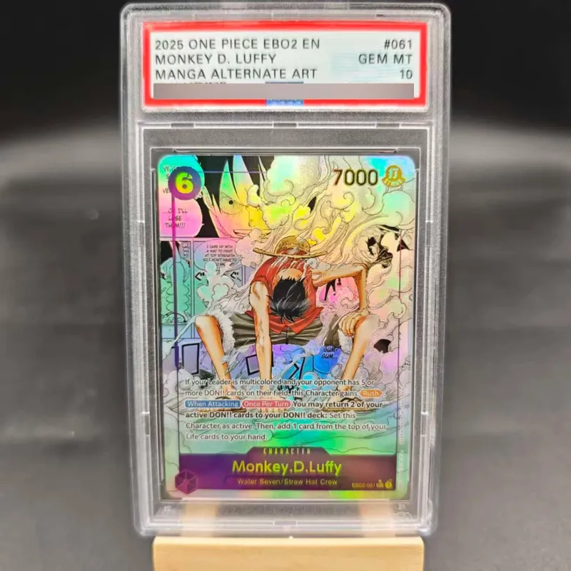 Diy Self Made One Piece OP13 Luffy Sabo Ace English Rating Card OPCG Zoro Roger Hancock Copy Version Anime Collection Cards