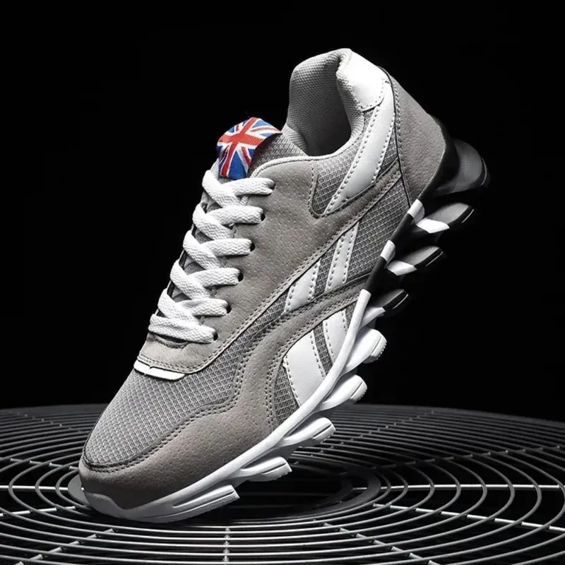 Brand Trend Size 38-48 Men's Wear-resistant Cushioning Thick-soled Fitness Sneakers Outdoor Breathable Running Shoes for Men — image 6