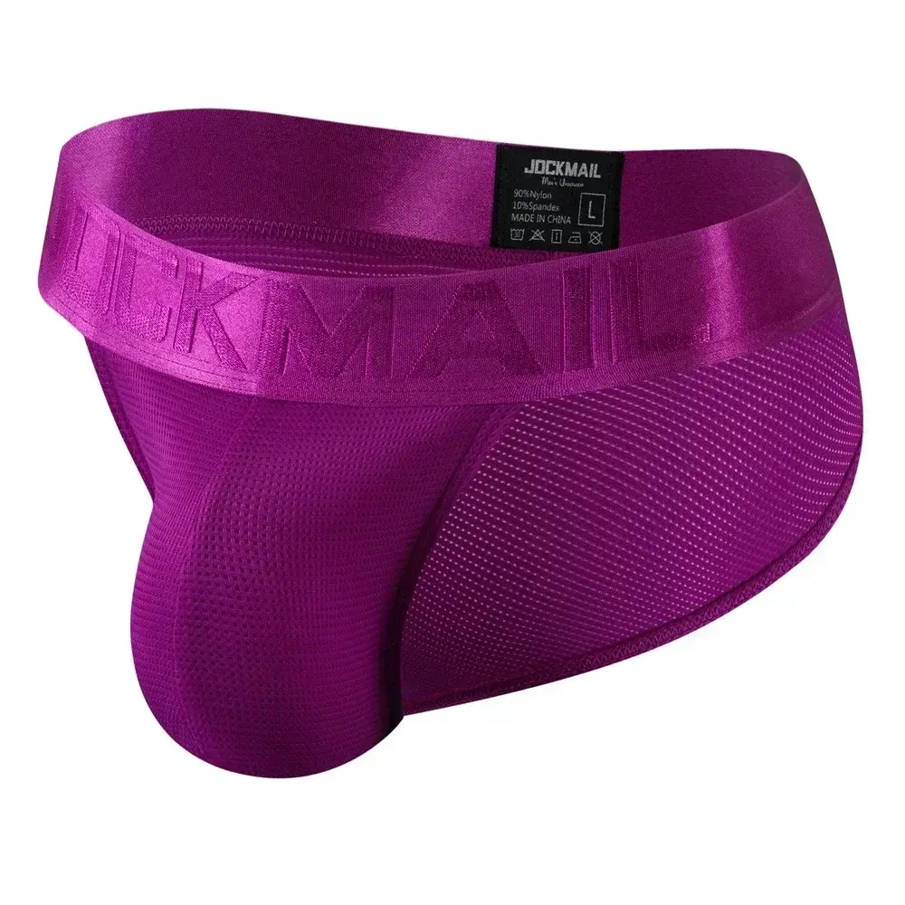 Ropa interior para hombre, calzoncillos, calzoncillos de malla de nailon de secado rápido, calzoncillos para hombre, Bikini, Tanga, suspensorio, ropa interior Gay