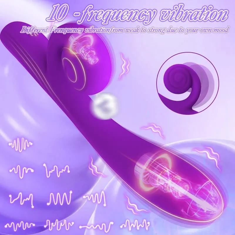 Snail Vibrator G-spot Dildo Penetration Flexbile Snail for Perfect Clit Fit Stimulaiton 10 Modes Pleasur Sex Toy for Womanz — image 2