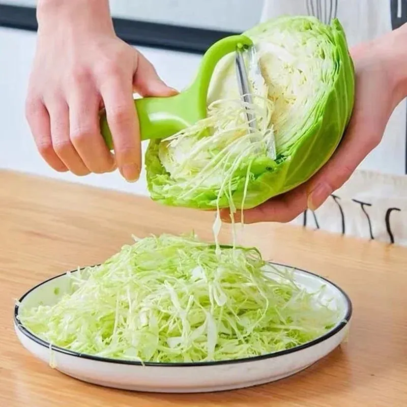 Peeler Vegetables Fruit Stainless Steel Cabbage Graters Salad Potato Slicer Kitchen Accessories Cooking Tools Wide Mouth — image 8