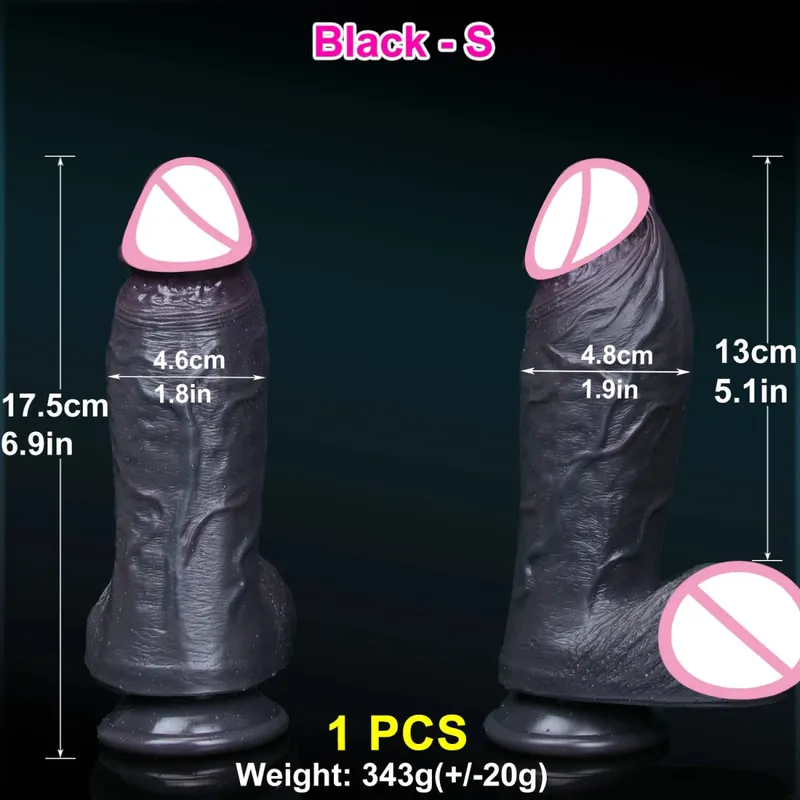 Realistico Pelle Morbida Spessa Dildo Doppio Silicone Pene Piccolo Donna Uomo Giocattolo Del Sesso Anale Ventosa Cazzo Grande Glande Masturbatori cazzo